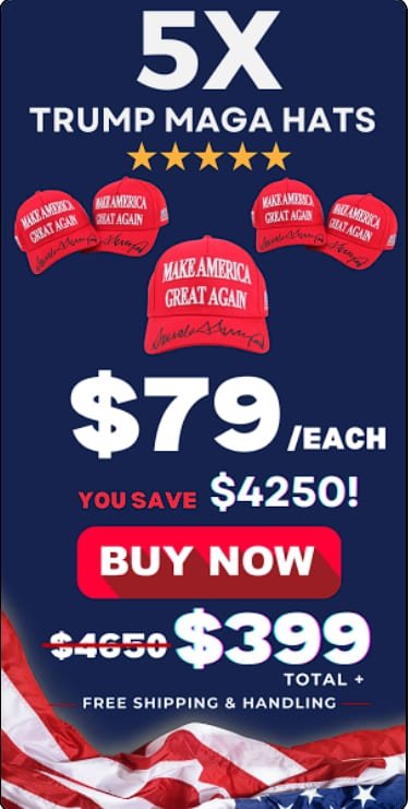 buy 5x trump maga hat